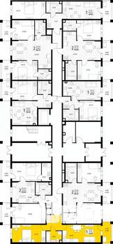 1-к квартира, вторичка, 43м2, 1/8 этаж