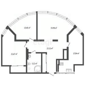 3-к квартира, вторичка, 102м2, 10/10 этаж