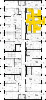 2-к квартира, вторичка, 54м2, 5/8 этаж