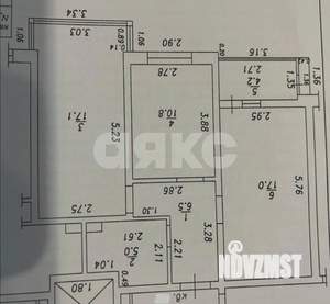 2-к квартира, вторичка, 61м2, 8/17 этаж