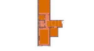 1-к квартира, вторичка, 64м2, 1/13 этаж