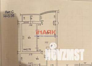 2-к квартира, вторичка, 52м2, 3/13 этаж