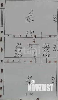 1-к квартира, вторичка, 33м2, 1/3 этаж