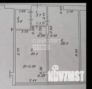 1-к квартира, вторичка, 56м2, 20/20 этаж