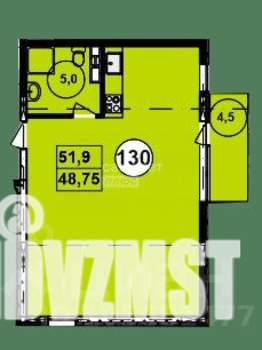 3-к квартира, вторичка, 52м2, 1/7 этаж