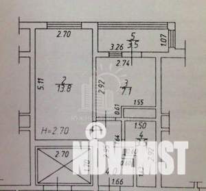 1-к квартира, вторичка, 32м2, 3/8 этаж
