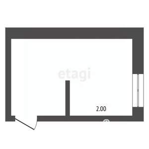 Студия квартира, вторичка, 21м2, 2/4 этаж