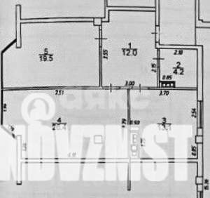 2-к квартира, вторичка, 75м2, 5/6 этаж