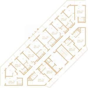 1-к квартира, вторичка, 36м2, 7/9 этаж