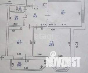 2-к квартира, вторичка, 69м2, 7/9 этаж
