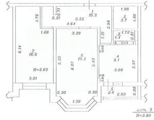 2-к квартира, вторичка, 63м2, 4/9 этаж