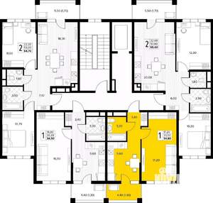 1-к квартира, вторичка, 35м2, 5/8 этаж