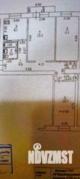 3-к квартира, вторичка, 60м2, 3/5 этаж