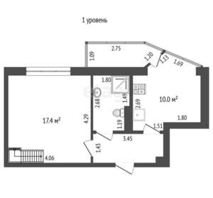3-к квартира, вторичка, 80м2, 8/8 этаж
