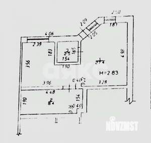 2-к квартира, вторичка, 38м2, 1/3 этаж