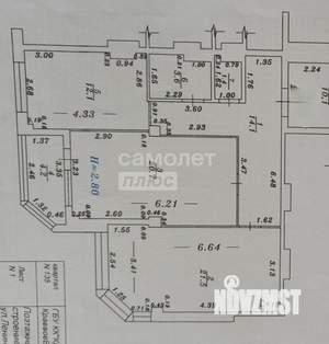 2-к квартира, вторичка, 73м2, 3/10 этаж
