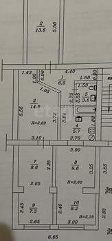 3-к квартира, вторичка, 79м2, 1/2 этаж