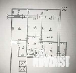 3-к квартира, вторичка, 82м2, 7/9 этаж