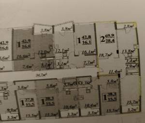 2-к квартира, вторичка, 70м2, 9/13 этаж