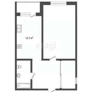 1-к квартира, вторичка, 34м2, 2/9 этаж