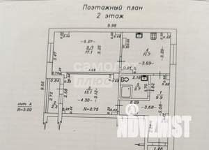 2-к квартира, вторичка, 58м2, 2/4 этаж