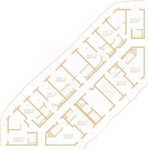 1-к квартира, вторичка, 26м2, 9/9 этаж