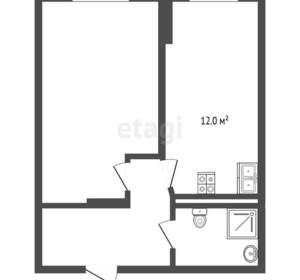 1-к квартира, вторичка, 35м2, 2/9 этаж