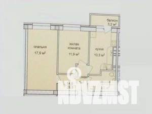 2-к квартира, вторичка, 54м2, 5/5 этаж