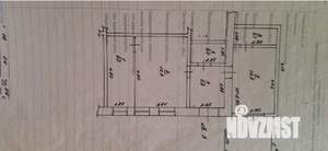 2-к квартира, вторичка, 52м2, 1/1 этаж