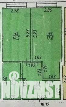 1-к квартира, вторичка, 49м2, 1/3 этаж