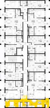 1-к квартира, вторичка, 42м2, 6/8 этаж