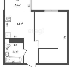 1-к квартира, вторичка, 33м2, 8/8 этаж