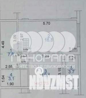 1-к квартира, вторичка, 42м2, 9/11 этаж