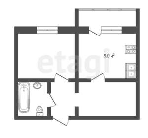 2-к квартира, вторичка, 48м2, 4/5 этаж
