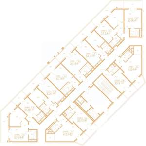 2-к квартира, вторичка, 52м2, 7/9 этаж