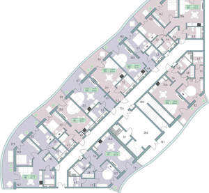 1-к квартира, вторичка, 46м2, 8/9 этаж