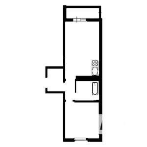 1-к квартира, вторичка, 42м2, 3/16 этаж