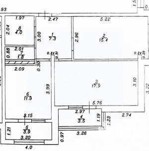 2-к квартира, вторичка, 69м2, 2/6 этаж