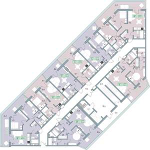 2-к квартира, вторичка, 52м2, 7/9 этаж