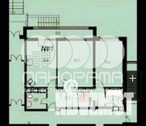 2-к квартира, вторичка, 72м2, 1/17 этаж