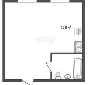 1-к квартира, вторичка, 43м2, 11/12 этаж