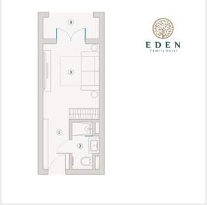 1-к квартира, вторичка, 24м2, 4/5 этаж