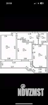 2-к квартира, вторичка, 65м2, 2/16 этаж