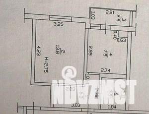 1-к квартира, вторичка, 34м2, 8/9 этаж