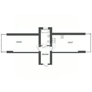 1-к квартира, вторичка, 48м2, 7/7 этаж