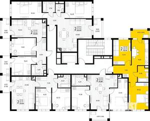 2-к квартира, вторичка, 52м2, 2/8 этаж