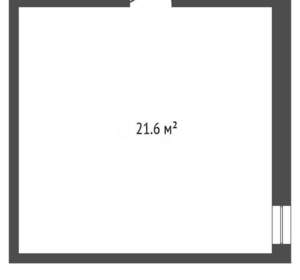 Студия квартира, вторичка, 20м2, 1/3 этаж