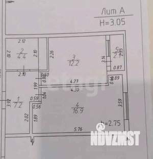 1-к квартира, вторичка, 43м2, 2/9 этаж