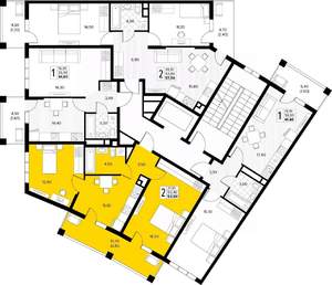 2-к квартира, вторичка, 54м2, 3/8 этаж