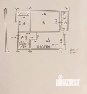 1-к квартира, вторичка, 37м2, 6/20 этаж